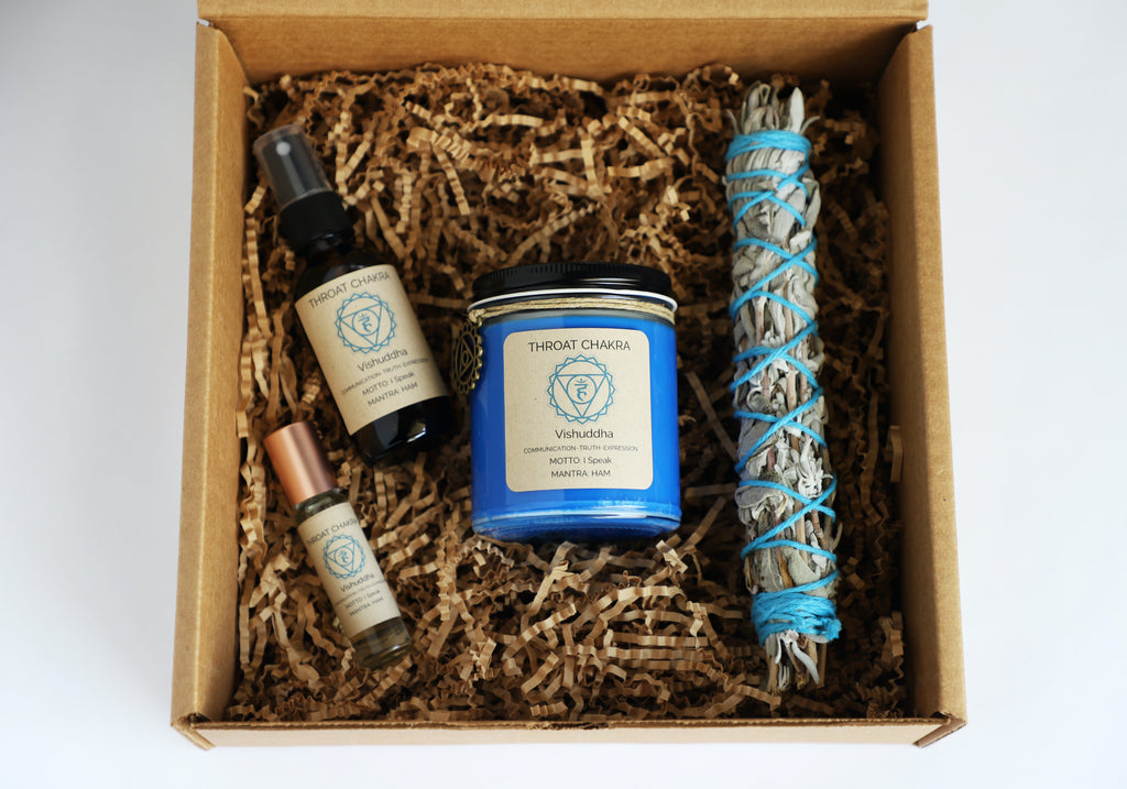 Throat Chakra Perfect Gift Set/Box - Meditation Mindfulness Healing –  sevenzings